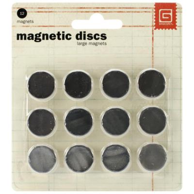 Basic Grey - Magnetic Discs .625